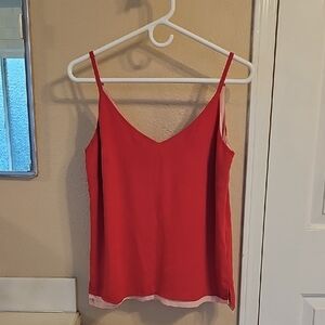 White House Black Market Dark Salmon Reversible Camisole
